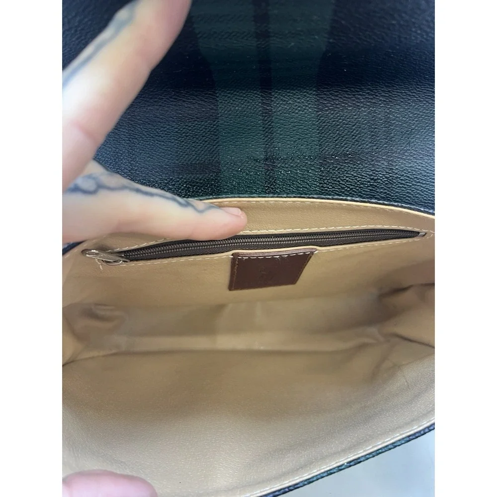 Vintage POLO Ralph‎ Lauren Plaid Shoulder Bag
